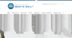 Desktop Screenshot of bmaullaw.com
