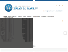 Tablet Screenshot of bmaullaw.com